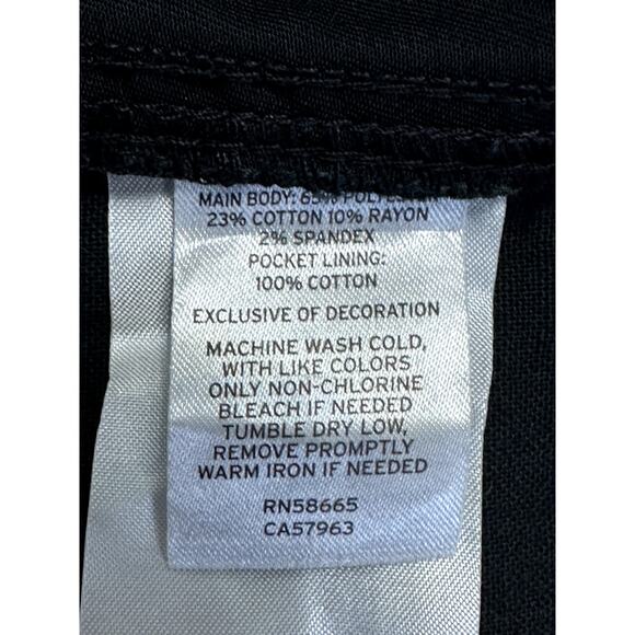 Abound Men's Black Elastic Waist Button/Zip Closure Pockets XL NWT - Picture 8 of 8